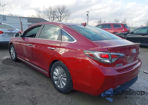 2016 Hyundai Sonata Hybrid Se из США, поврежденный, VIN KMHE24L12GA019175